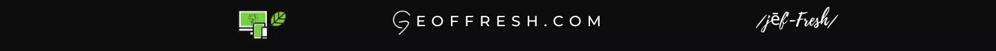 Geoffresh SEO Web Design Banner