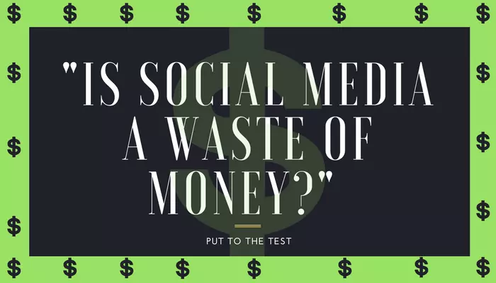 Social Media A Waste Of Money