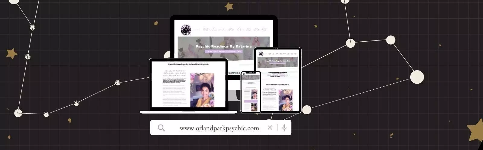 Orland Park Psychic - Astrology Boutique Website Showcase