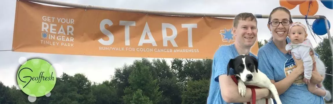 Geoffresh Walks In 2018 Tinley Park 5K Run Walk For Colon Cancer July 2018