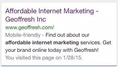 Geoffresh SEO Mobile Friendly Website Design