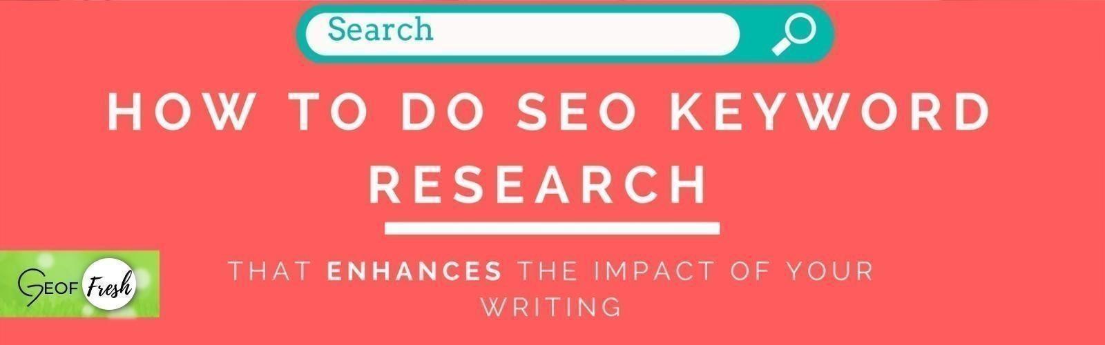 How To Do SEO Keyword Research